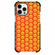 Chupa Chups Phone Case For iPhone and Samsung Galaxy Devices - Chupa Chups Logo Pattern Art On Red Background