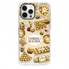 Ferrero Rocher Phone Case For iPhone Samsung Galaxy Pixel OnePlus Vivo Xiaomi Asus Sony Motorola Nokia - Ferrero Rocher Mania Collage Logo