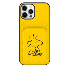 Snoopy Woodstock Phone Case For iPhone and Samsung Galaxy Devices - Woodstock Line Art Portrait