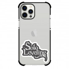 Solo Leveling For iPhone Samsung Galaxy Pixel OnePlus Vivo Xiaomi Asus Sony Motorola Nokia - Solo Leveling Logo Black And White