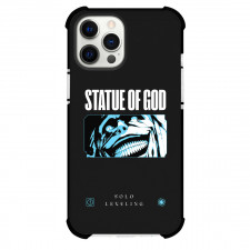 Solo Leveling Statue Of God Phone Case For iPhone Samsung Galaxy Pixel OnePlus Vivo Xiaomi Asus Sony Motorola Nokia - Statue Of God Evil Smile Poster
