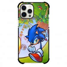 Sonic The Hedgehog Phone Case For iPhone and Samsung Galaxy Devices - Sonic The Hedgehog Comic Art Upside Down