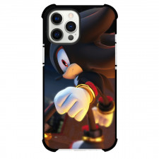 Sonic The Hedgehog Shadow The Hedgehog Phone Case For iPhone and Samsung Galaxy Devices - Shadow The Hedgehog Illustration City Background