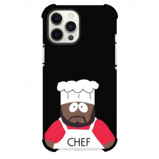 South Park Chef Phone Case For iPhone and Samsung Galaxy Devices - Chef Portrait Black Background