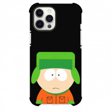 South Park Kyle Broflovski Phone Case For iPhone and Samsung Galaxy Devices - Kyle Broflovski Portrait Black Background