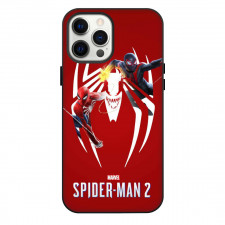 Spider man 2 Phone Case For iPhone and Samsung Galaxy Devices - Miles And Peter Poster Spider Logo