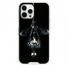Spider man 2 Peter Phone Case For iPhone and Samsung Galaxy Devices - Peter Black Suit Hanging Portrait