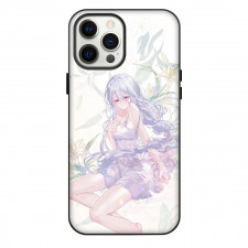 So I Am A Spider So What Shiraori Phone Case For iPhone Samsung Galaxy Pixel OnePlus Vivo Xiaomi Asus Sony Motorola Nokia - Shiraori Sitting Anime Drawing On White Background