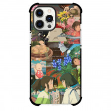 Spirited Away Case For iPhone Samsung Galaxy Pixel OnePlus Vivo Xiaomi Asus Sony Motorola Nokia - Characters Blue Border Collage