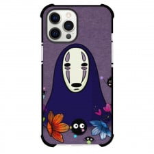 Spirited Away Lonely Spirit Case For iPhone Samsung Galaxy Pixel OnePlus Vivo Xiaomi Asus Sony Motorola Nokia - Lonely Spirit Face Purple Background