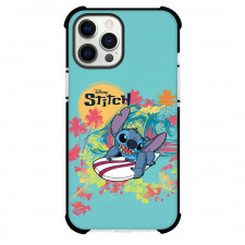 Lilo & Stitch Phone Case For iPhone and Samsung Galaxy Devices - Stitch Surfing Cartoon Art