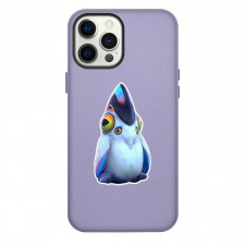 Subnautica Pengling Phone Case For iPhone Samsung Galaxy Pixel OnePlus Vivo Xiaomi Asus Sony Motorola Nokia - Pengling Cute Creature Blue Minimalist Sticker