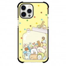 Sumikko Gurashi Phone Case For iPhone Samsung Galaxy Pixel OnePlus Vivo Xiaomi Asus Sony Motorola Nokia - Sumikko Gurashi In Candy Bottle On Yellow Background