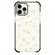 Sumikko Gurashi Phone Case For iPhone Samsung Galaxy Pixel OnePlus Vivo Xiaomi Asus Sony Motorola Nokia - Sumikko Gurashi Characters With Oxalis Pattern Art