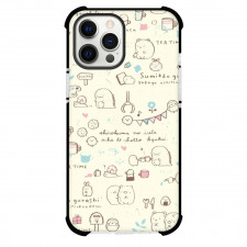Sumikko Gurashi Phone Case For iPhone Samsung Galaxy Pixel OnePlus Vivo Xiaomi Asus Sony Motorola Nokia - Sumikko Gurashi Character Pattern Art Painting On Cream Background