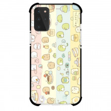 Sumikko Gurashi Phone Case For iPhone Samsung Galaxy Pixel OnePlus Vivo Xiaomi Asus Sony Motorola Nokia - Sumikko Gurashi Characters On Red Cream Blue Yellow Background