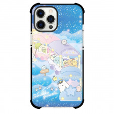 Sumikko Gurashi Phone Case For iPhone Samsung Galaxy Pixel OnePlus Vivo Xiaomi Asus Sony Motorola Nokia - Sumikko Gurashi Get On The Train On Star River Background