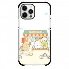 Sumikko Gurashi Phone Case For iPhone Samsung Galaxy Pixel OnePlus Vivo Xiaomi Asus Sony Motorola Nokia - Sumikko Gurashi Snack Shop On Cream White Background