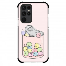 Sumikko Gurashi Tapioca Phone Case For iPhone Samsung Galaxy Pixel OnePlus Vivo Xiaomi Asus Sony Motorola Nokia - Sumikko Gurashi Tapioca In The Tin On Pink Background