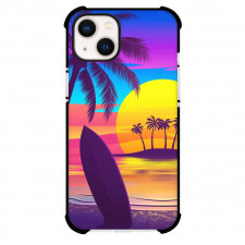 Surfing Phone Case For iPhone Samsung Galaxy Pixel OnePlus Vivo Xiaomi Asus Sony Motorola Nokia - Surfing Beach Sunset Pop Art Poster