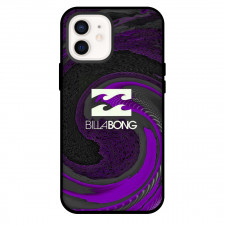 Surfing Billabong Phone Case For iPhone Samsung Galaxy Pixel OnePlus Vivo Xiaomi Asus Sony Motorola Nokia - Surfing Billabong Logo On Black Purple Wave Texture Background