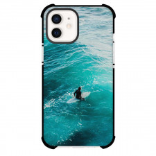 Surfing Phone Case For iPhone Samsung Galaxy Pixel OnePlus Vivo Xiaomi Asus Sony Motorola Nokia - Surfing in The Blue Ocean Poster