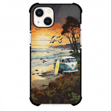 Surfing Phone Case For iPhone Samsung Galaxy Pixel OnePlus Vivo Xiaomi Asus Sony Motorola Nokia - Surfing Freedom In Paradise Poster