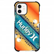 Surfing Hurley Phone Case For iPhone Samsung Galaxy Pixel OnePlus Vivo Xiaomi Asus Sony Motorola Nokia - Surfing Hurley Logo On Sunset Painting Poster