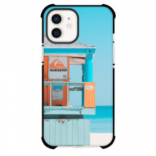 Surfing Quiksilver Phone Case For iPhone Samsung Galaxy Pixel OnePlus Vivo Xiaomi Asus Sony Motorola Nokia - Surfing Quiksilver Beach Teal Background Poster