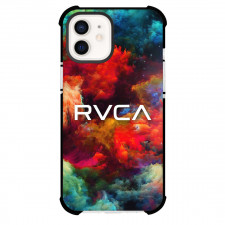 Surfing RVCA Phone Case For iPhone Samsung Galaxy Pixel OnePlus Vivo Xiaomi Asus Sony Motorola Nokia - Surfing RVCA Logo On Colorful Power Splash Background