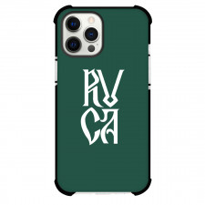 Surfing RVCA Phone Case For iPhone Samsung Galaxy Pixel OnePlus Vivo Xiaomi Asus Sony Motorola Nokia - Surfing RVCA Typography Logo On Green Background