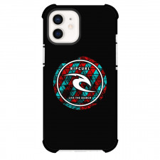 Surfing Rip Curl Phone Case For iPhone Samsung Galaxy Pixel OnePlus Vivo Xiaomi Asus Sony Motorola Nokia - Surfing Rip Curl Logo Sticker On Black Background