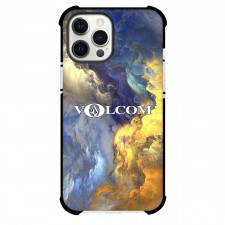 Surfing Volcom Phone Case For iPhone Samsung Galaxy Pixel OnePlus Vivo Xiaomi Asus Sony Motorola Nokia - Surfing Volcom Logo On Abstract Colorful Cloud Background