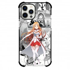Sword Art Online Asuna Phone Case For iPhone Samsung Galaxy Pixel OnePlus Vivo Xiaomi Asus Sony Motorola Nokia - Asuna In Black And White Background