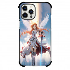 Sword Art Online Asuna Phone Case For iPhone Samsung Galaxy Pixel OnePlus Vivo Xiaomi Asus Sony Motorola Nokia - Asuna With Wings Holding Sword