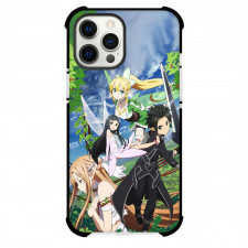 Sword Art Online Phone Case For iPhone Samsung Galaxy Pixel OnePlus Vivo Xiaomi Asus Sony Motorola Nokia - Characters Flying On Forest