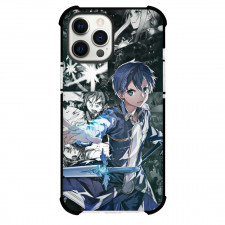Sword Art Online Kirito Phone Case For iPhone Samsung Galaxy Pixel OnePlus Vivo Xiaomi Asus Sony Motorola Nokia - Kirito Black And White Wallpaper Background