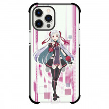 Sword Art Online Yuna Phone Case For iPhone Samsung Galaxy Pixel OnePlus Vivo Xiaomi Asus Sony Motorola Nokia - Yuna Standing Pose White Pink Background