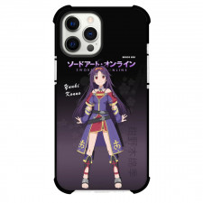 Sword Art Online Yuuki Konno Phone Case For iPhone Samsung Galaxy Pixel OnePlus Vivo Xiaomi Asus Sony Motorola Nokia - Yuuki Konno Black Dark Violet Background