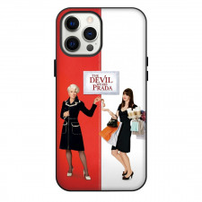 The Devil Wears Prada Phone Case For iPhone Samsung Galaxy Pixel OnePlus Vivo Xiaomi Asus Sony Motorola Nokia - The Devil Wears Prada Miranda Priestly And Andrea Sachs Split Portrait Poster