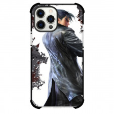Tekken Jin Kazama Phone Case For iPhone and Samsung Galaxy Devices - Jin Kazama Character Art Watercolor Art Background