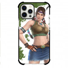 Tekken Julia Chang Phone Case For iPhone and Samsung Galaxy Devices - Julia Chang Portrait Watercolor Art Background