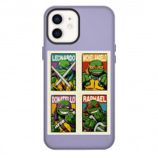 Teenage Mutant Ninja Turtles Phone Case For iPhone Samsung Galaxy Pixel OnePlus Vivo Xiaomi Asus Sony Motorola Nokia - Teenage Mutant Ninja Turtles Characters Square Poster