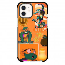 Teenage Mutant Ninja Turtles Michelangelo Phone Case For iPhone Samsung Galaxy Pixel OnePlus Vivo Xiaomi Asus Sony Motorola Nokia - Michelangelo Collage Orange Art