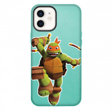 Teenage Mutant Ninja Turtles Michelangelo Phone Case For iPhone Samsung Galaxy Pixel OnePlus Vivo Xiaomi Asus Sony Motorola Nokia - Michelangelo Dual Nunchaku Attack