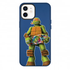 Teenage Mutant Ninja Turtles Michelangelo Phone Case For iPhone Samsung Galaxy Pixel OnePlus Vivo Xiaomi Asus Sony Motorola Nokia - Michelangelo Holding Skateboard