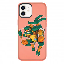 Teenage Mutant Ninja Turtles Michelangelo Phone Case For iPhone Samsung Galaxy Pixel OnePlus Vivo Xiaomi Asus Sony Motorola Nokia - Michelangelo Mystic Kusari Fundo Attack