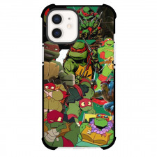 Teenage Mutant Ninja Turtles Raphael Phone Case For iPhone Samsung Galaxy Pixel OnePlus Vivo Xiaomi Asus Sony Motorola Nokia - Raphael Collage On Green Background