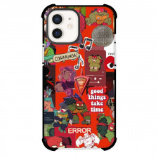 Teenage Mutant Ninja Turtles Raphael Phone Case For iPhone Samsung Galaxy Pixel OnePlus Vivo Xiaomi Asus Sony Motorola Nokia - Raphael Collage On Red Background