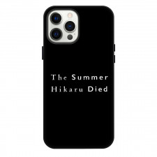 The Summer Hikaru Died Phone Case For iPhone Samsung Galaxy Pixel OnePlus Vivo Xiaomi Asus Sony Motorola Nokia - The Summer Hikaru Died Series Logo In Black Background